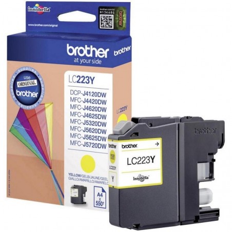 Brother LC-223Y originalt blæk til Brother