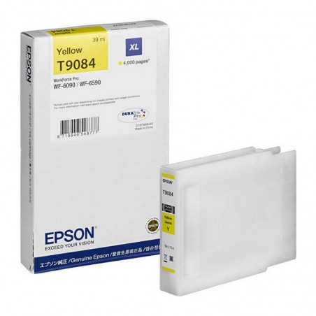 Epson T9084 xl gul 39 ml original blæk til Epson