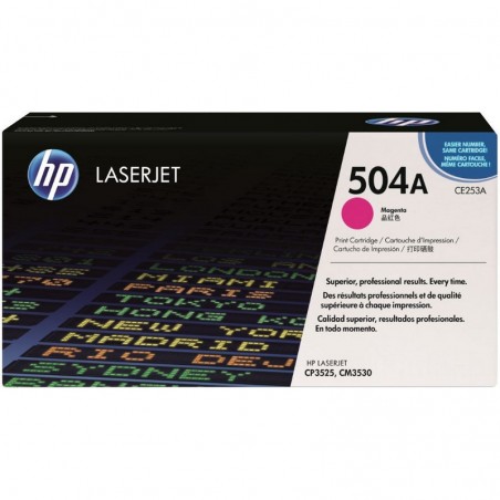 HP 504a CE253a magenta 7.000 sider original toner