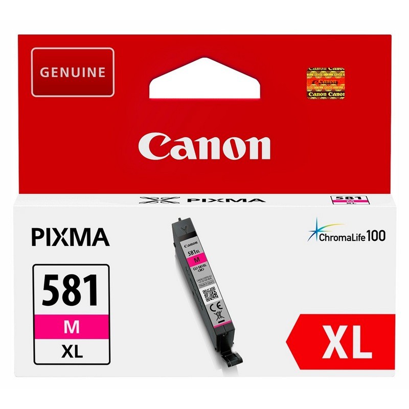 Canon CLI 581 XL M original blæk til Canon