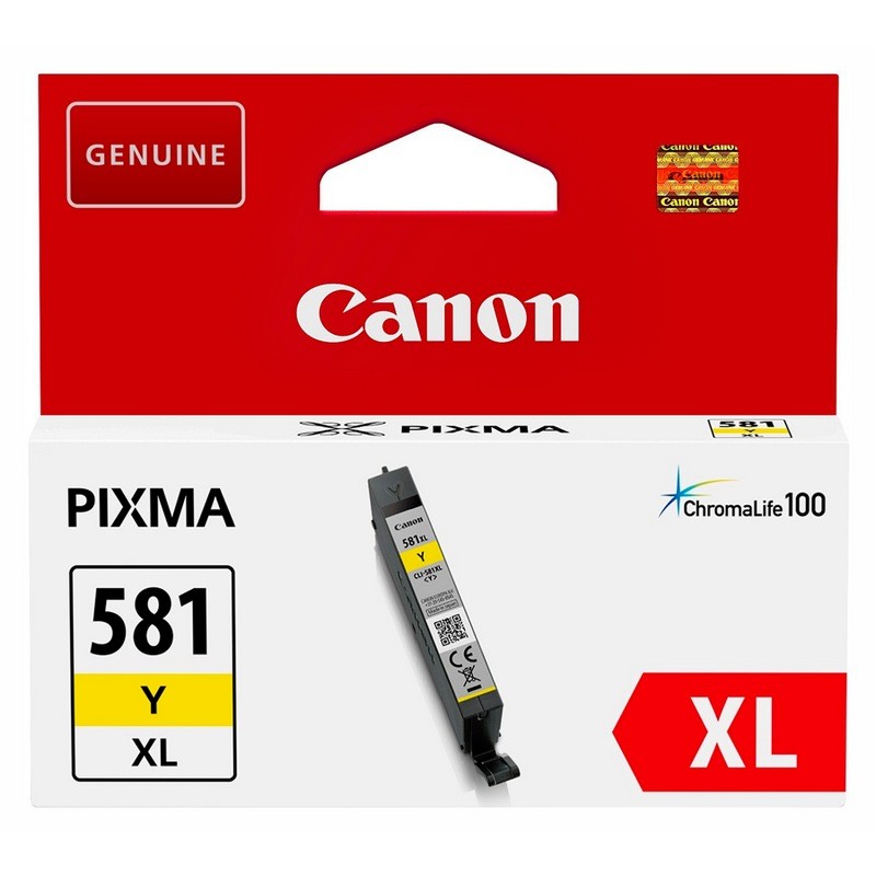 Canon CLI 581 XL Y original blæk til Canon