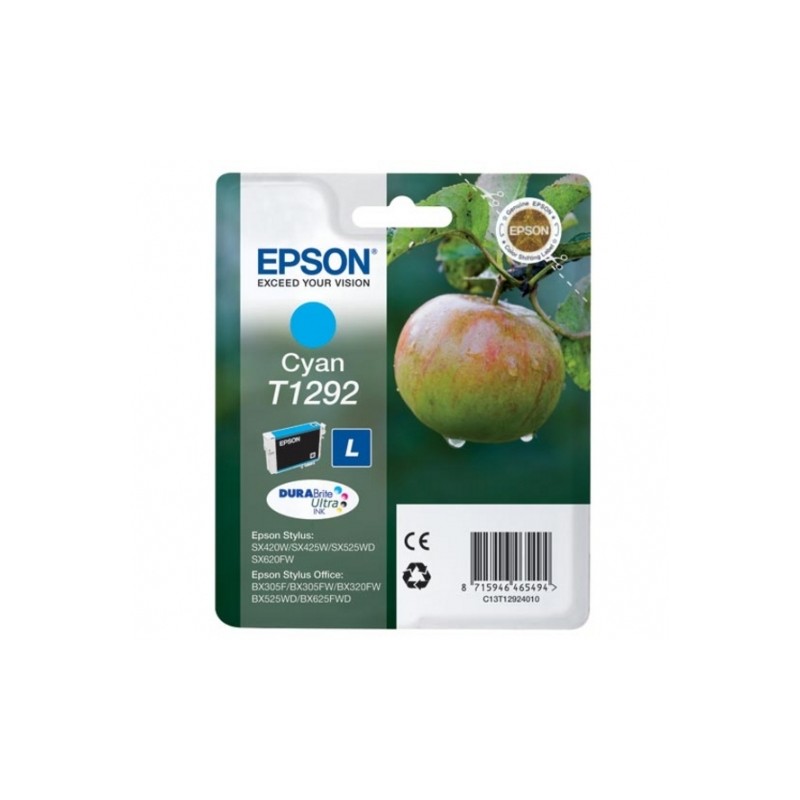 Epson T1292 Cyan 7 ml original DURABrite Ultra blæk