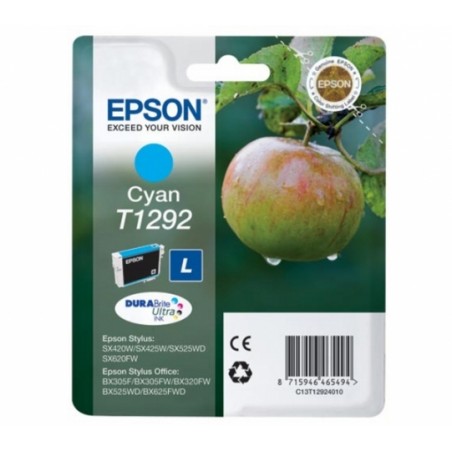 Epson T1292 Cyan 7 ml original DURABrite Ultra blæk